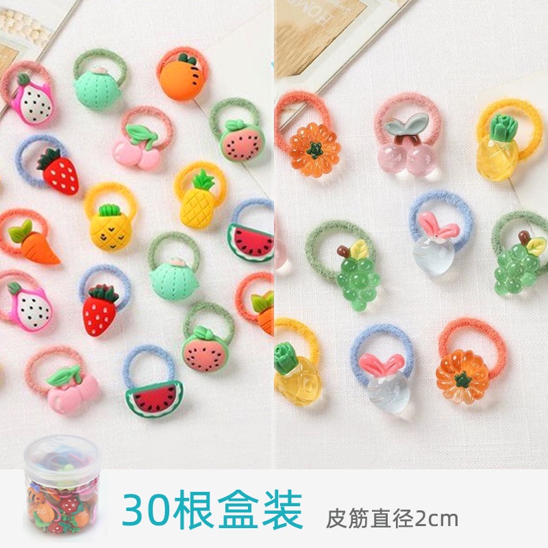 Dây Buộc Tóc Cao Su Cỡ Nhỏ Không Đau Cho Bé Gái