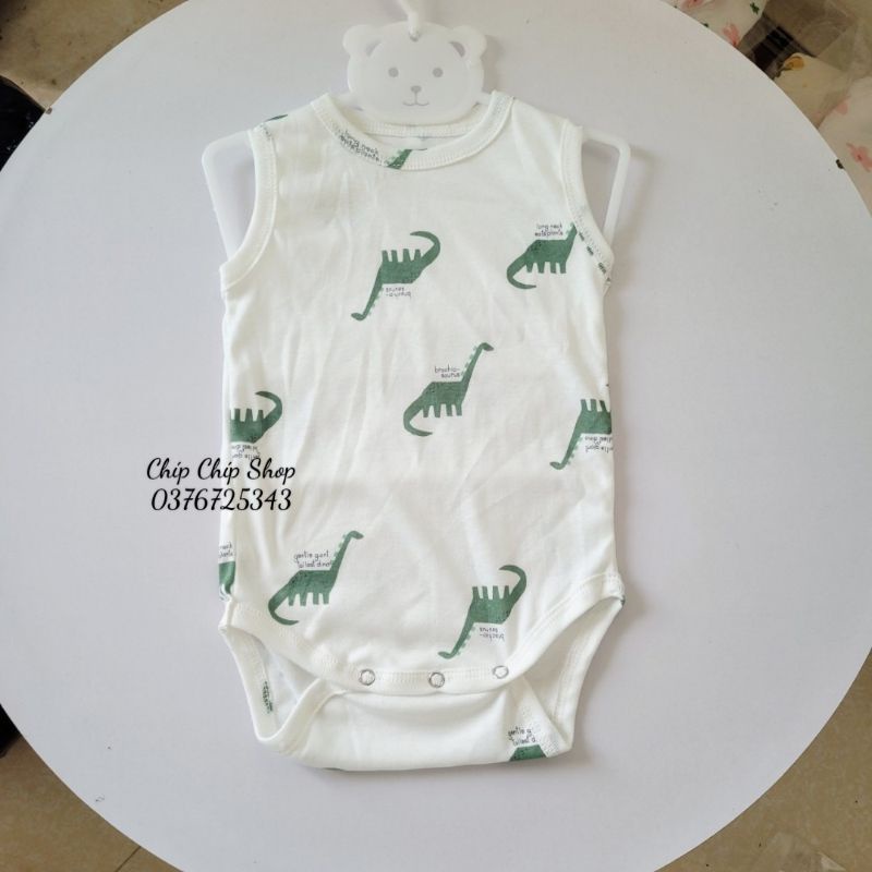 Bodysuit - body chíp sát nách chất cotton thoáng mát cho bé