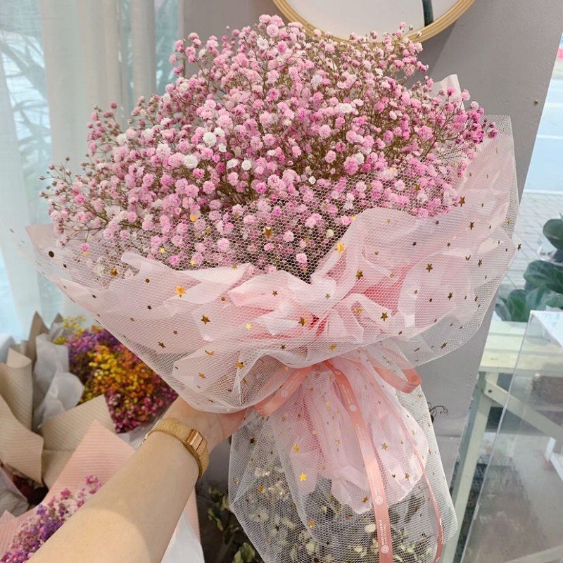 cuộn lưới bó hoa tươi