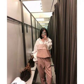 Bộ nữ đũi xước phối màu