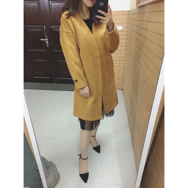 Áo khoác dạ ẢNH THẬT