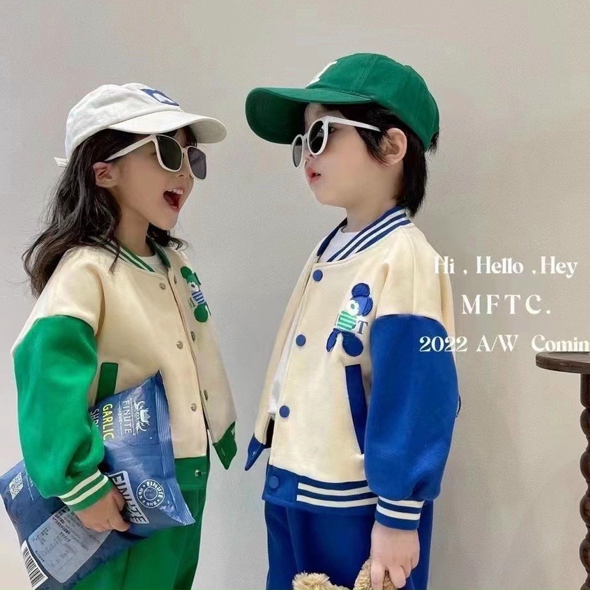 Đồ bộ bé gái, Set gấu M-T 3 chi tiết  Áo Sweater + Quần dài + Mũ lưỡi trai chất nỉ da cá cho bé từ 7-18 kg, SUN KID'S