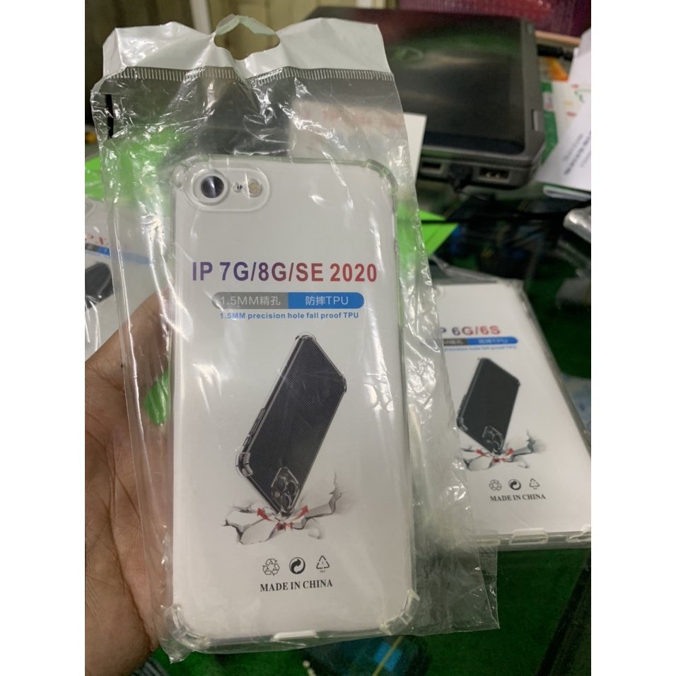 Ốp lưng nhựa trong chống sốc 6-&gt;14 PM