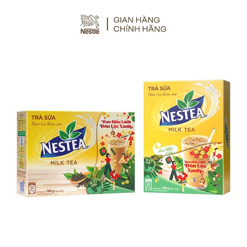 Thực phẩm bổ sung trà sữa Nestea (Hộp 8 gói x 20g) | BigBuy360 - bigbuy360.vn