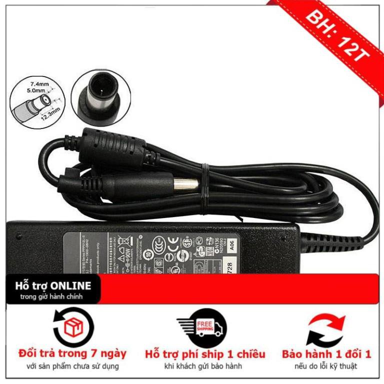 Sạc Laptop HP 18.5v 3.42a chân kim to HP 8460 8470 8560P 8570P
