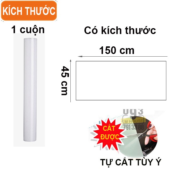 Tấm Lót Tủ Lạnh Chống Thấm,Tấm Lót Ngăn Kéo, Kệ Nhà Bếp 150x45 cm