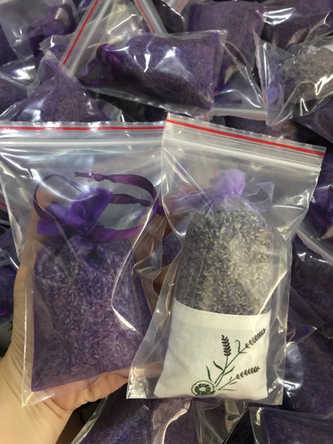 Túi thơm nụ Lavender (hoa oải hương) Pháp túi 18 &amp; 25g