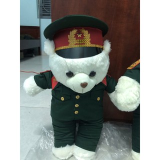 Gâu bông bộ đội 45cm ( đầy đủ kích cỡ)