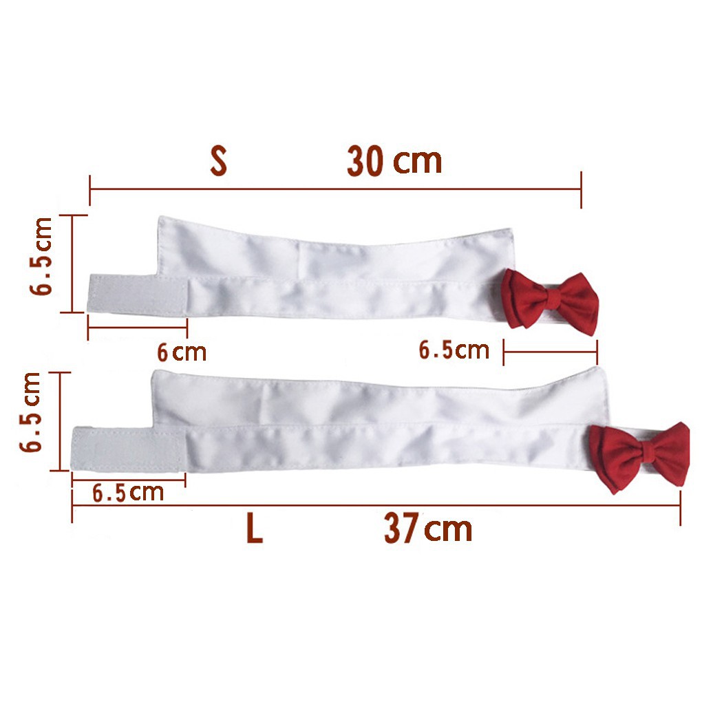 Vòng cổ kiêm cà vạt hình nơ bướm cỡ nhỏ cho thú cưng