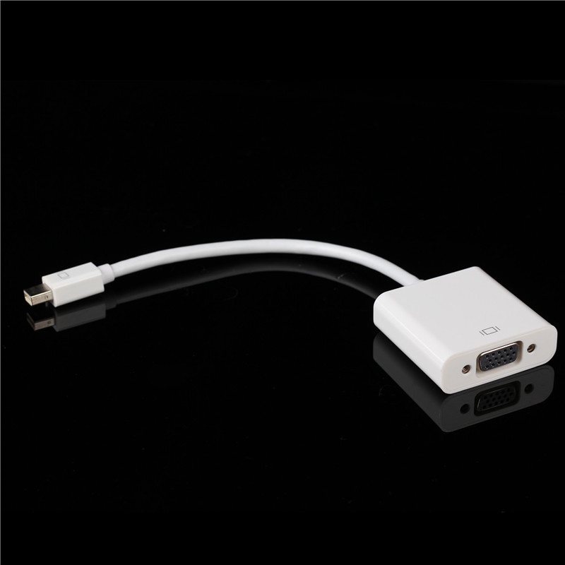 Happygrow 21cm Mini DisplayPort DP Male To VGA Male Cable Converter Adapter For PC Laptop