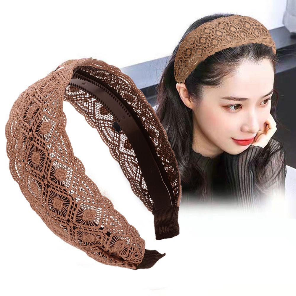 1 Băng Đô Ren Hoa Phong Cách Vintage Cho Nữ