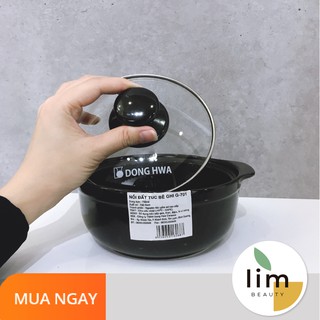 Nồi đất nắp kính Hàn Quốc G701 Dong Hwa 750ml