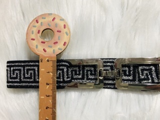 Thắt lưng thun nhũ. Bản 2cm. Cài sau
