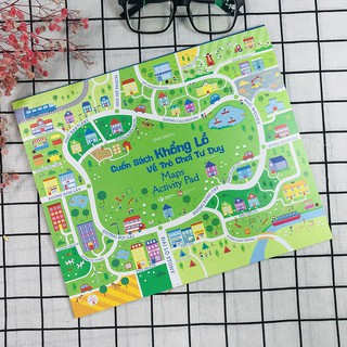 Cuốn Sách Khổng Lồ Về Trò Chơi Tư Duy - Maps Activity Pad