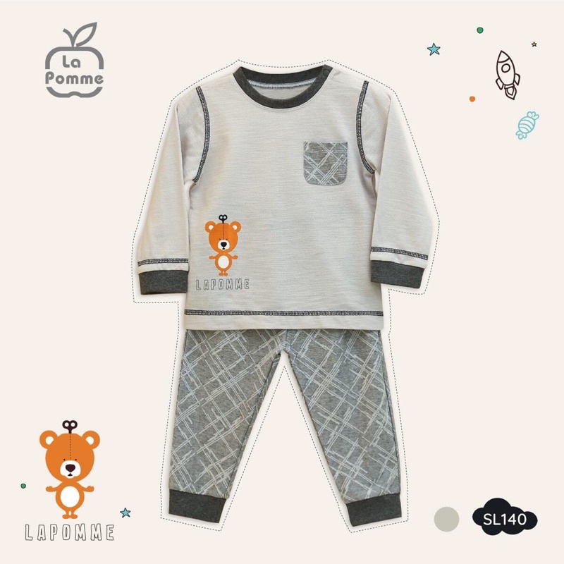 Bộ dài tay Lapome bé trai
