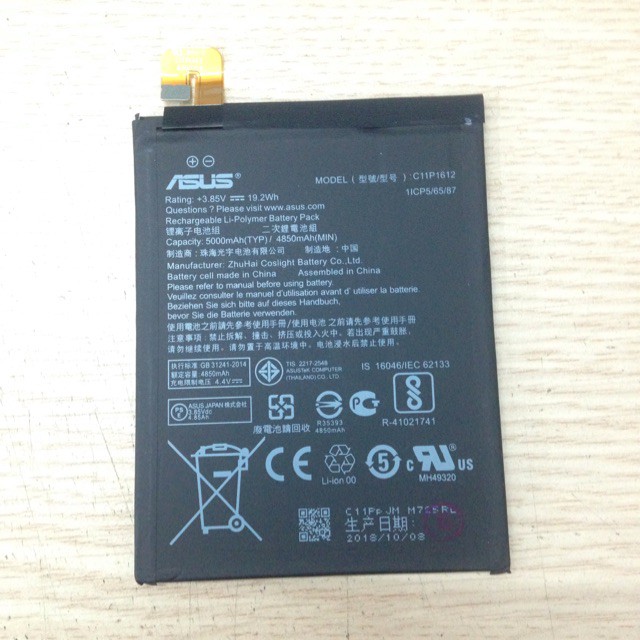 Pin Asus Zenfone 4 Max Pro ZC554KL, X00LD dung lượng 5000mAh Zin