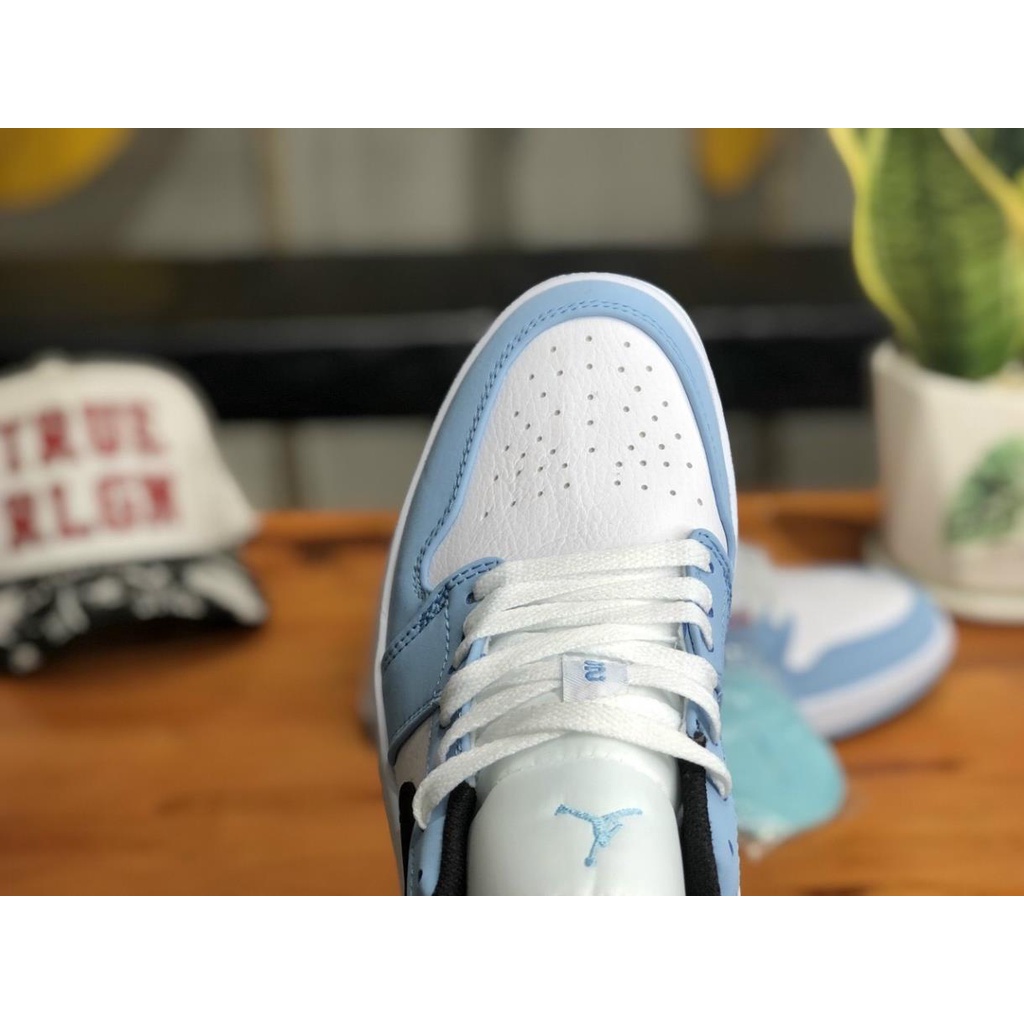 [Full box - trung] Giày Jordan xanh university blue low cao cấp
