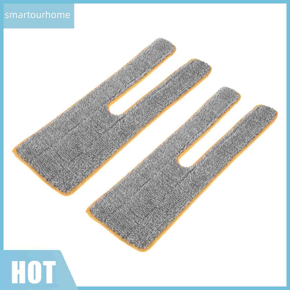 Set 2 Miếng Vải Lau Nhà Hai Mặt Thay Thế Cho Cây Lau Nhà