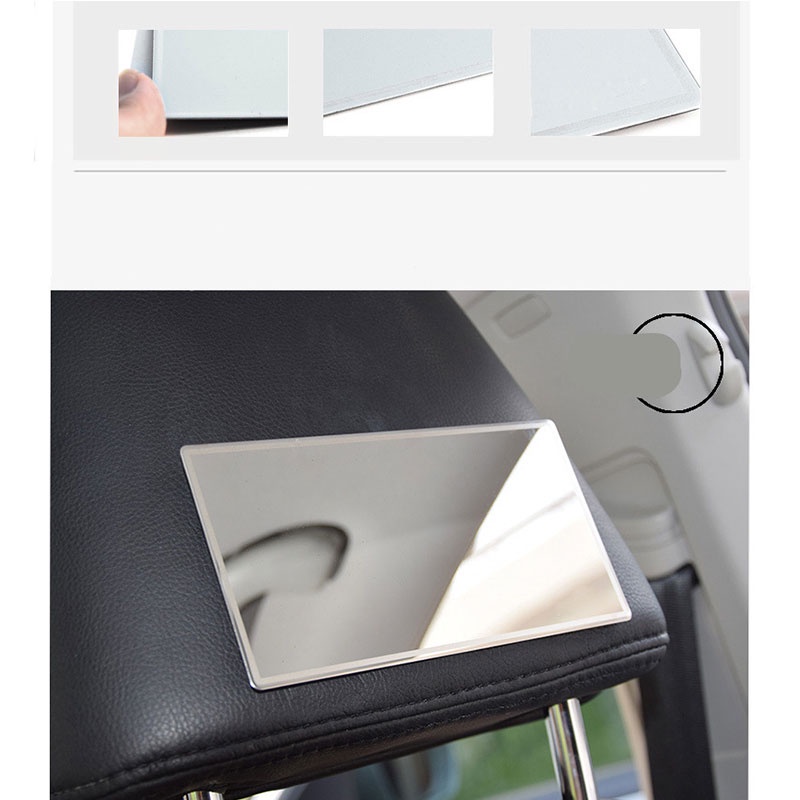 Gương Trang Điểm Bằng Thép Không Gỉ Cao Cấp Chuyên Dụng Cho Xe Hơi