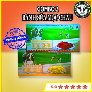 Combo 2 Bánh sữa Mộc Châu (Vị nguyên bản và vị cacao)