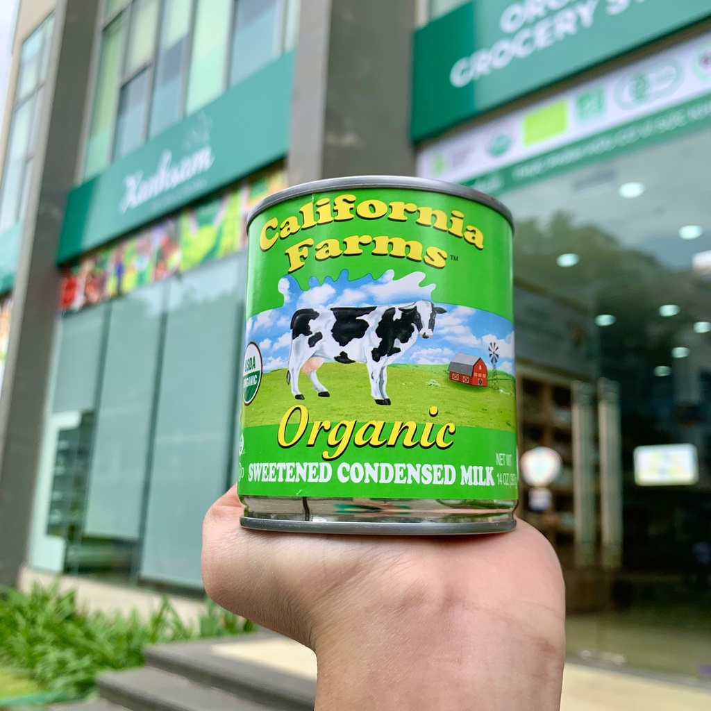 Sữa Đặc Hữu Cơ 397gr California Farms - XanhSam Organic