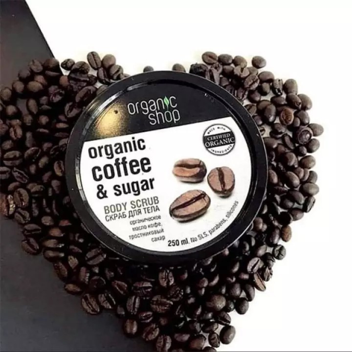 Tẩy Tế Bào Chết Toàn Thân Organic Shop Organic Coffee & Sugar Body Scrub 250ml (Hương Cafe) #8