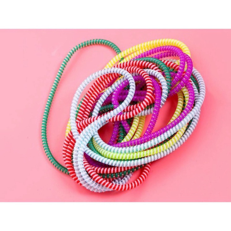 Dây quấn tai nghe cáp sạc - chống đứt - nhiều màu