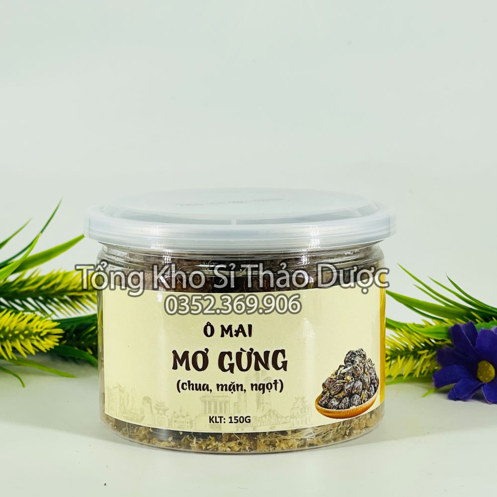 Ô mai mơ gừng chua, mặn, ngọt