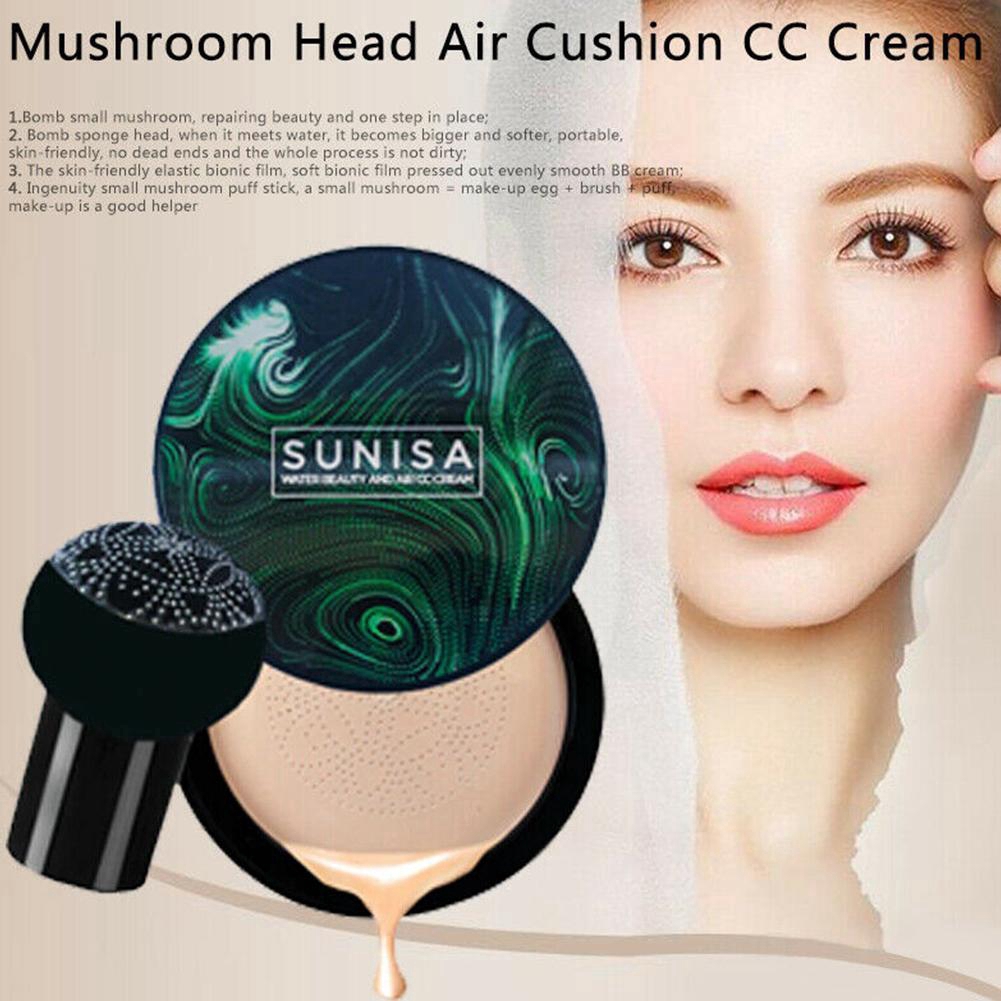 [Hàng mới về] Phấn nước SUNISA Air Cushion CC Cream với mút tán hình nấm tiện lợi cho trang điểm | BigBuy360 - bigbuy360.vn
