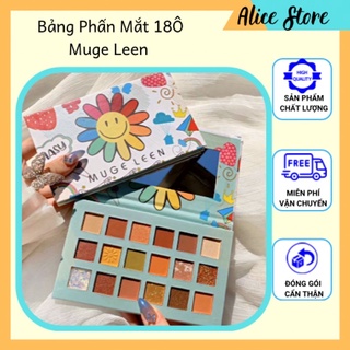 Bảng phấn mắt 18 ô màu siêu xinh muge leen