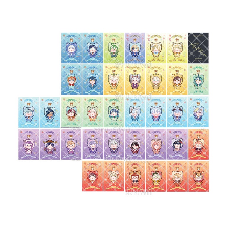 Card Bo Góc Phong Ấn Genshin Impact độc quyền bởi artist Hunmyi