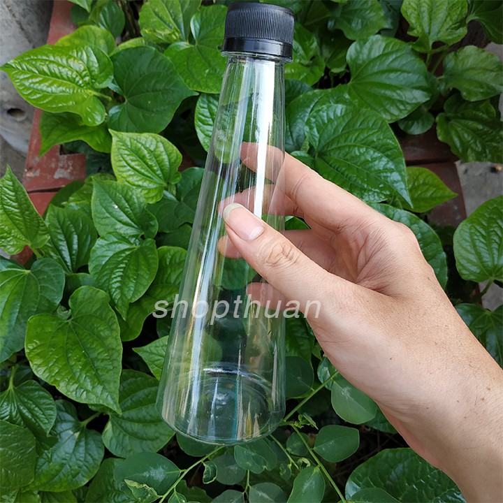 Chai Nhựa PET 330ml Tròn Hình Tháp