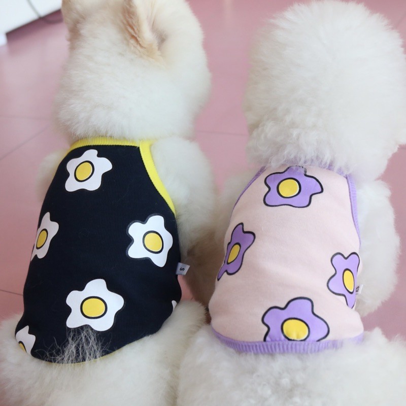 Áo Dây Hoa tặng Kèm Yếm Cho Thú Cưng