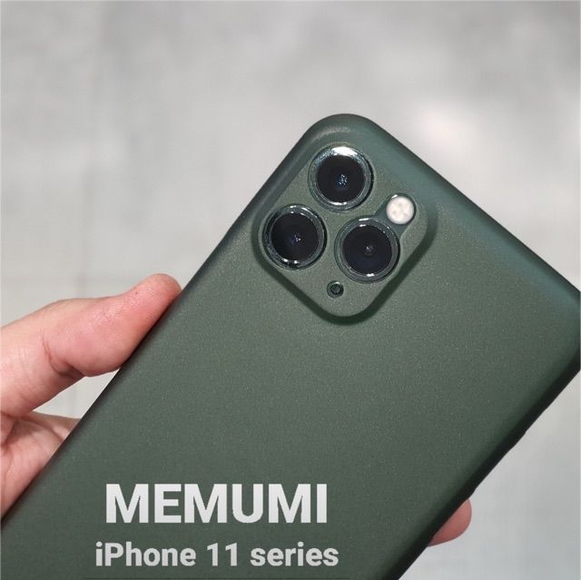 (Có xanh rêu) Ốp Memumi siêu mỏng 0.3mm cho Iphone 11 / 11 pro / 11 pro max chính hãng