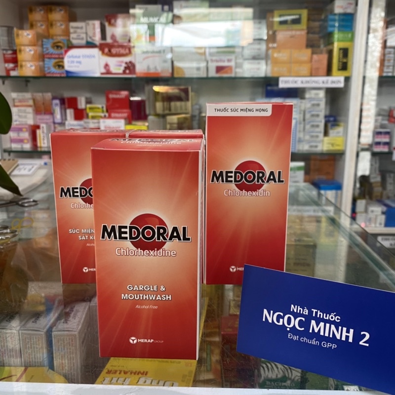 ✅ [Chính Hãng] Medoral súc miệng họng sát khuẩn ( chai 125ml,250ml )