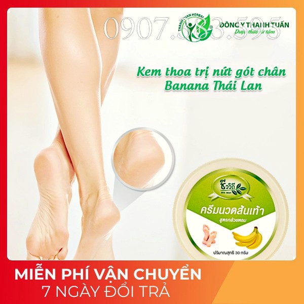 Banana Heel Creamr Khắc Tinh Của Nứt Gót 30ml