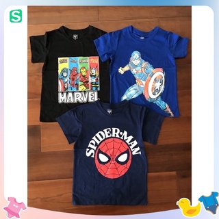 Áo thun cotton ngắn tay Gap siêu anh hùng nhí