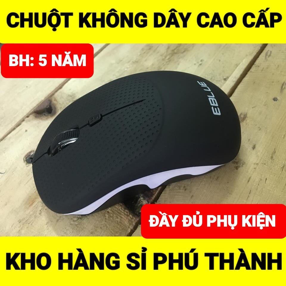 Chuột không dây cao cấp bảo hành 5 năm eblue 1600pi - Kho Hàng Sỉ Phú Thành