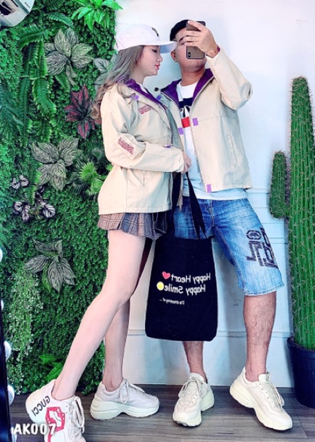 🎇𝐆𝐢𝐚́ 𝐒𝐢̉🎇 ABC Áo Khoác Kaki Kem-Tím 2 Lớp Hàng Xuất. Bomber Jacket Unisex Bán Sỉ | BigBuy360 - bigbuy360.vn