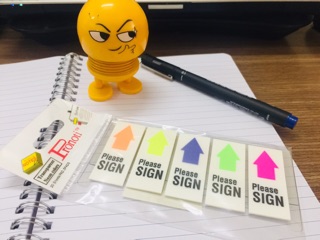 Giấy Note Pronoti Please Sign 45649
