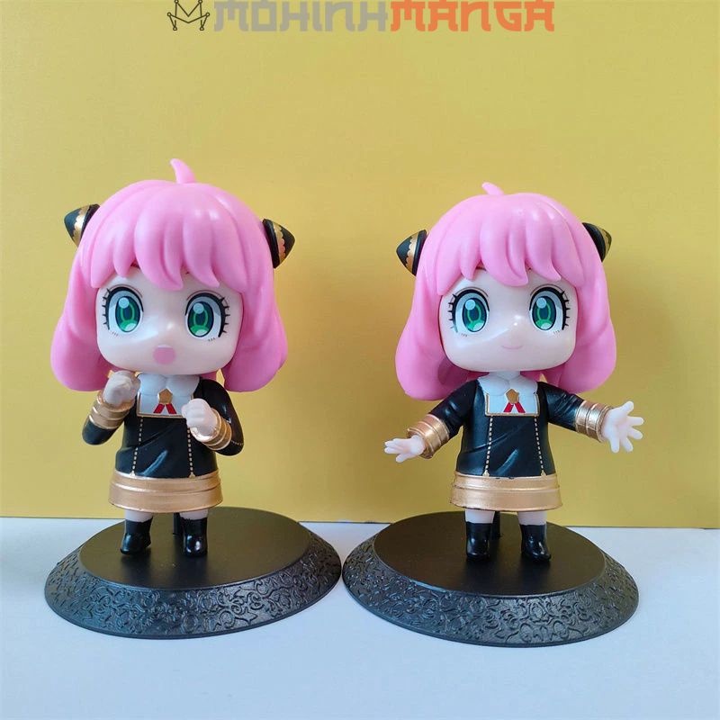 Mô hình 6 nhân vật Spy X Family Gia đình điệp viên Chibi Loid Forger Yor Forger Anya Forger cao 10cm