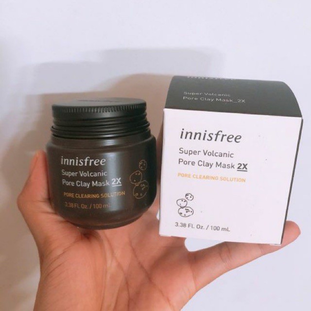 MẶT NẠ TRO NÚI LỬA INNISFREE JEJU VOLCANIC PORE CLAY MASK.