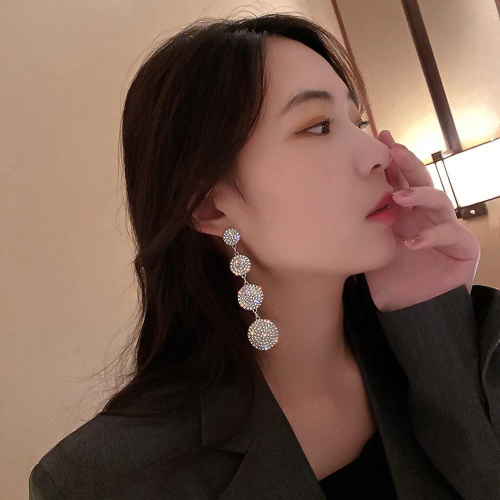 Khuyên Tai Dạng Hạt Thanh Lịch Cho Nữ|Bông Tai Hình Tròn Thời Trang Dành Cho Nữ