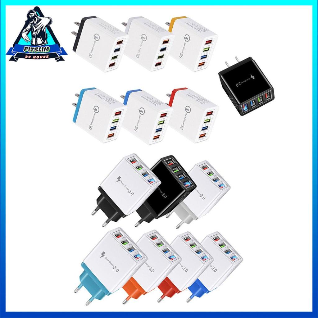 Củ Sạc Điện Thoại Di Động 4 Cổng Usb Nhiều Màu Tiện Dụng Mang Theo Du Lịch | BigBuy360 - bigbuy360.vn