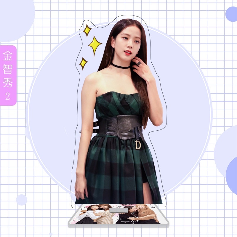 *Có-Sẵn* ẢNH STANDEE BLACKPINK JISOO TƯỢNG ACRYLIC