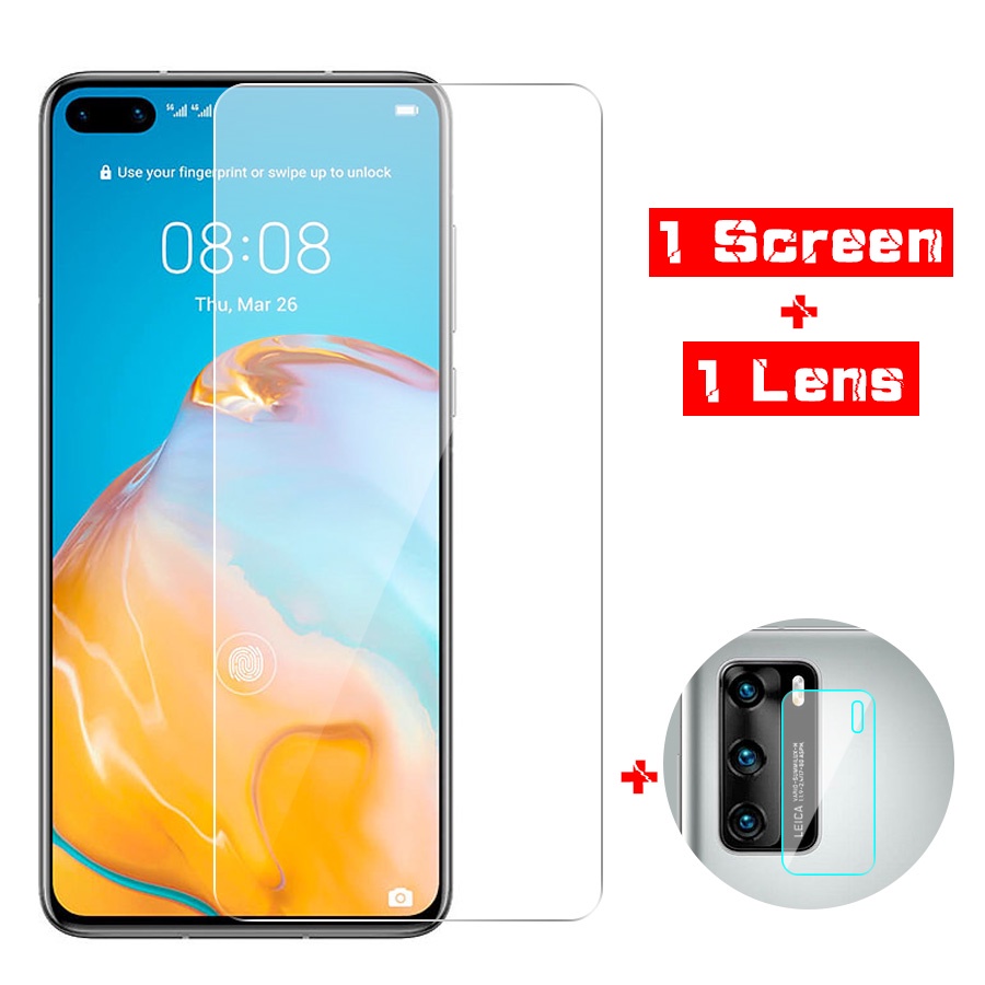 Kính cường lực bảo vệ màn hình cho Huawei P20 Pro P30 P40 Lite Mate 20 Honor 8x Nova 3i 5t 7 Se 7i Y7A Y7P Y6P Y5P
