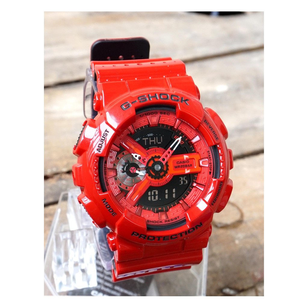 Đồng hồ nam Casio G Shock GA-110LPA-4ADR Dây Nhựa Màu Đỏ - Chống Nước 200m