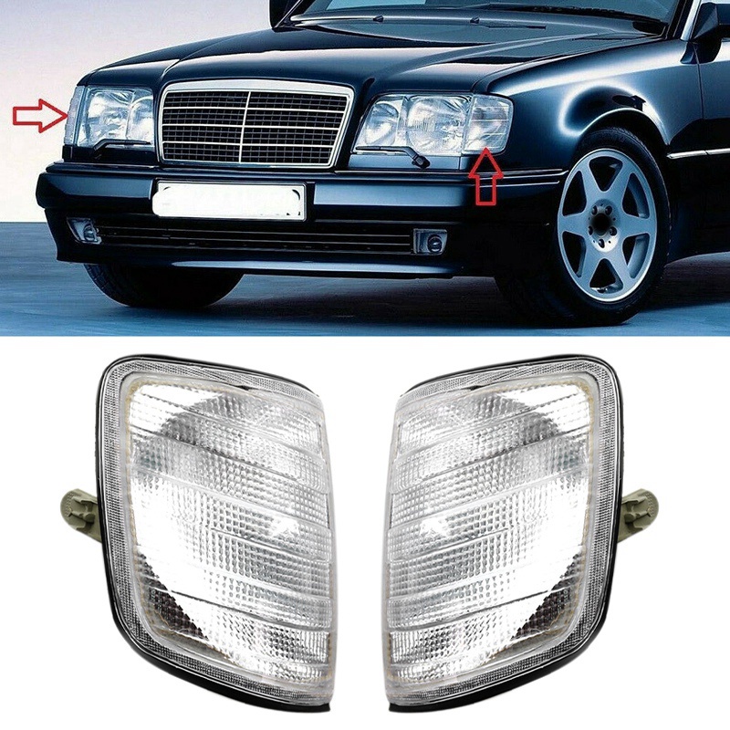 1 Cặp Đèn Xi Nhan Phía Trước Cho Mercedes-Benz W124 E320 E420 E500 1994-1996 1248261143 1248261243
