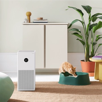 Máy lọc không khí Xiaomi 4 Lite, lọc sạch bụi mịn, mùi hôi thú cưng và khói ô nhiễm, phù hợp cho phòng ngủ 30m2