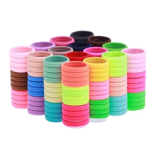 Set 50 Dây Thun Cột Tóc Co Giãn Nhiều Màu